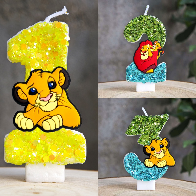 Zebra Candle Supplies - Vela del Rey León Simba número