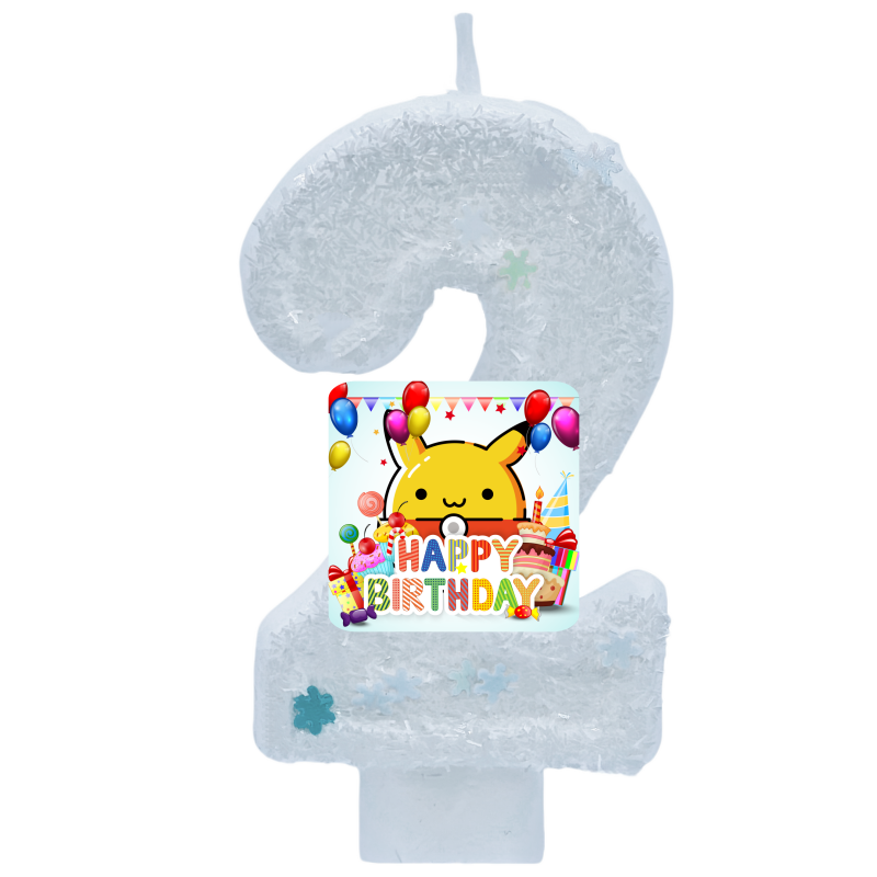Zebra Candle Supplies - Velas de Pokémon con diseño de