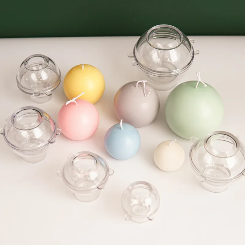 Candle Supplies Storage - Molde de plástico para velas esféricas