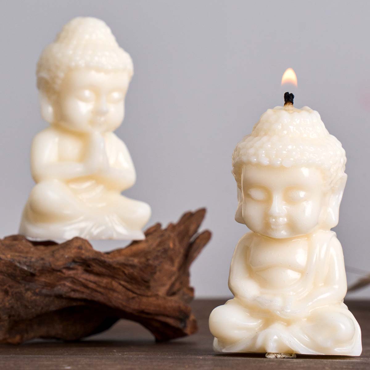 Zen Candle Supplies - Molde de silicona 3D de Buda