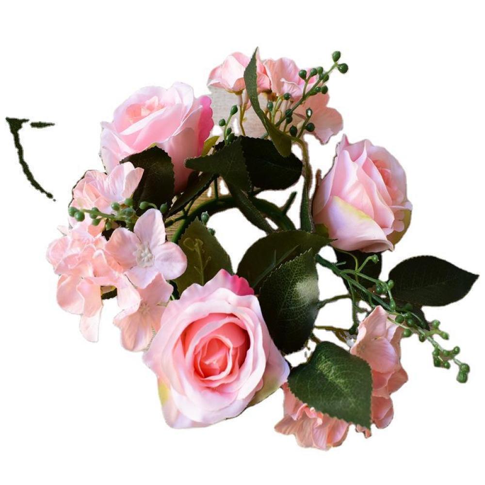 Luxury Candle Supplies Usa - Guirnalda de rosas realistas, decoración floral,