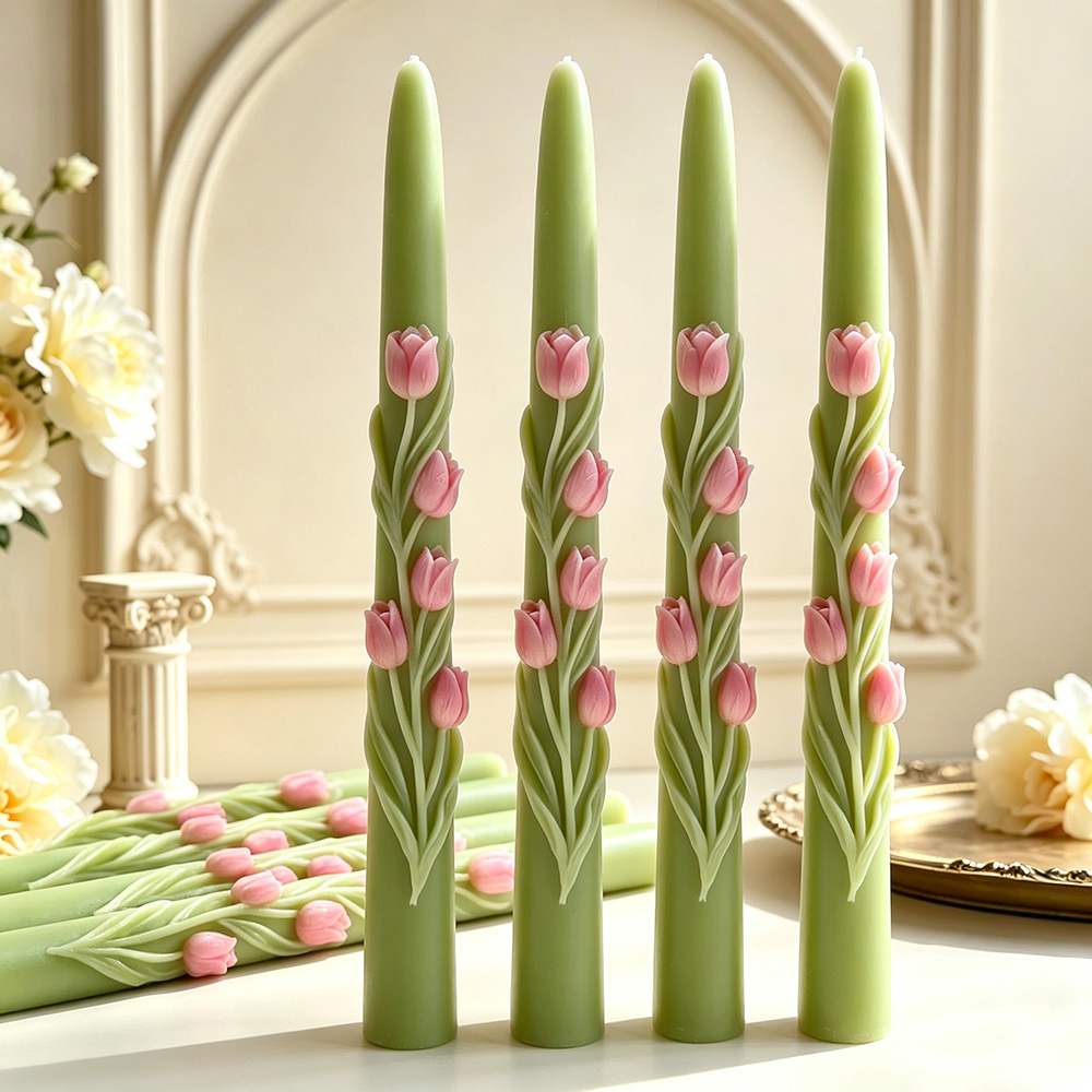 Molde de silicona 3D con relie - Candle Supplies Storage reseña y precio