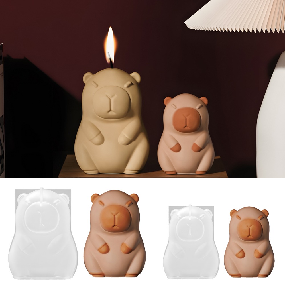 Vela aromática de capibara de  - Candle Supplies Storage reseña y precio