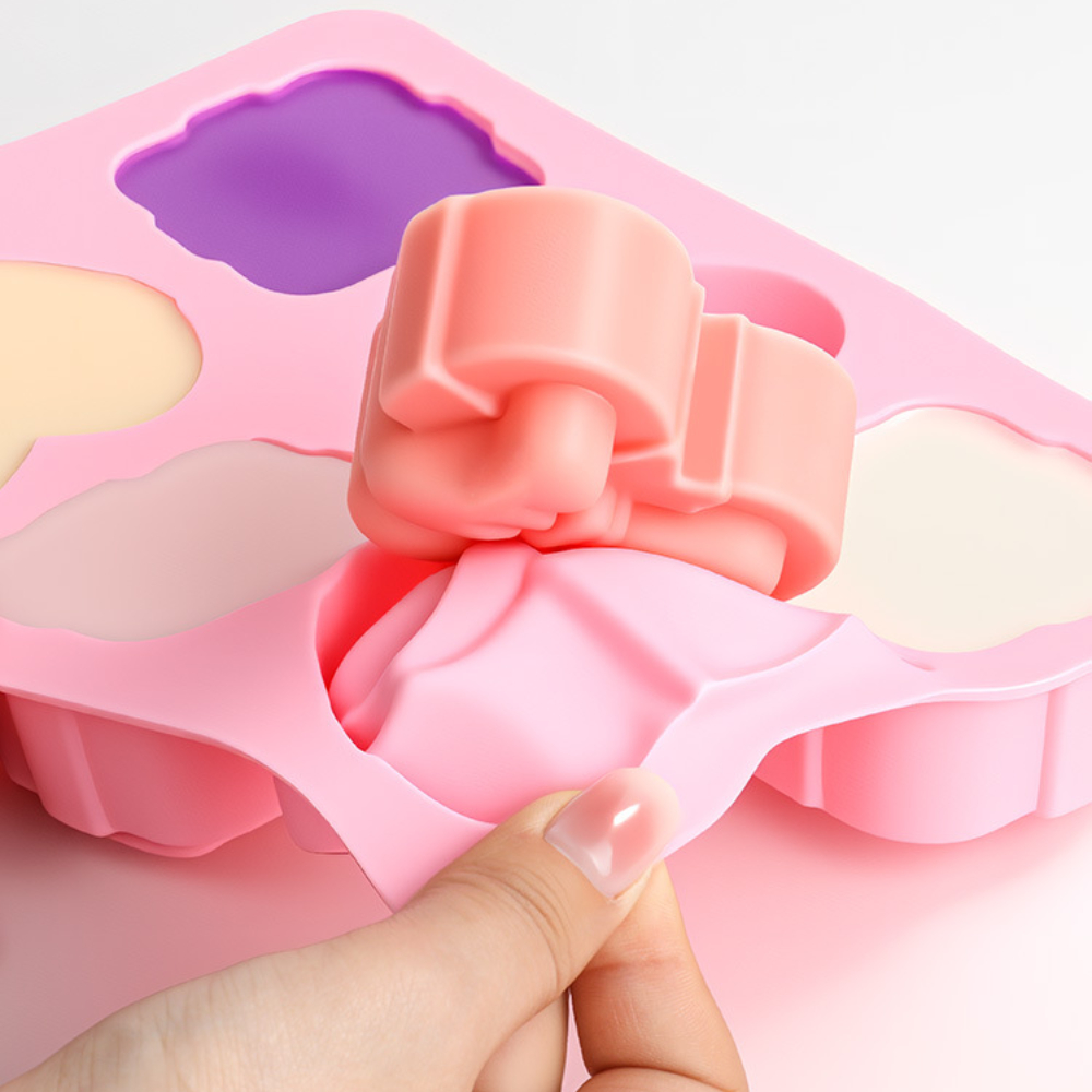 Molde cuadrado de silicona con - Candle Supplies Storage reseña y precio