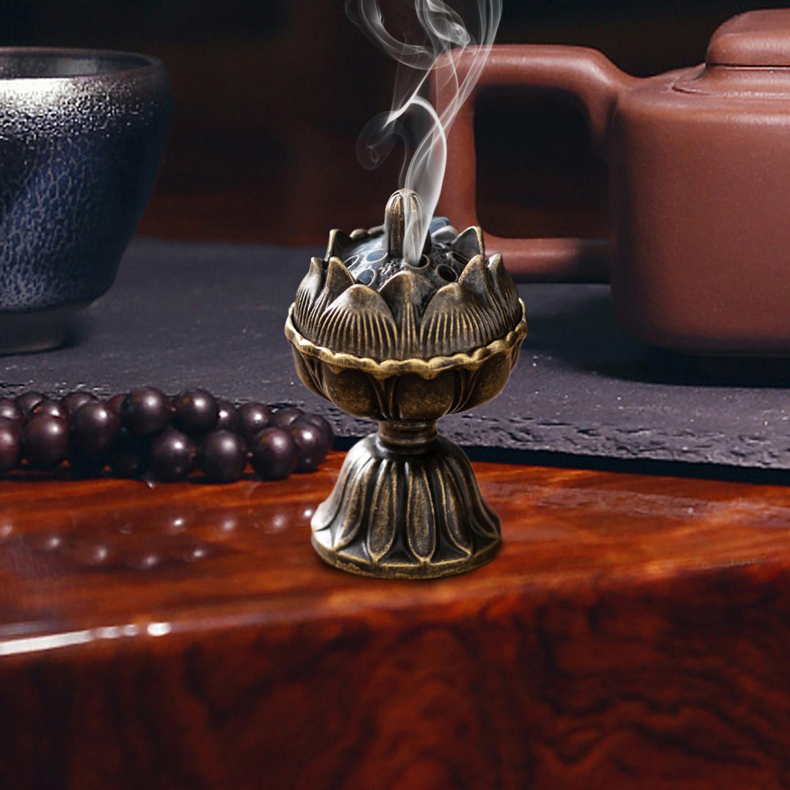 Quemador de incienso de metal, - Zen Candle Supplies reseña y precio