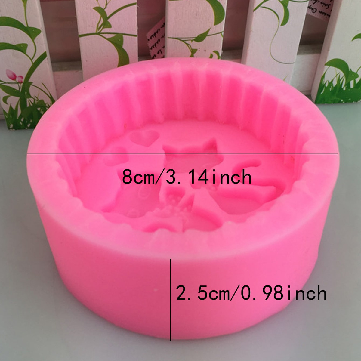 Molde de silicona para jabón c - Candle Supplies Storage reseña y precio