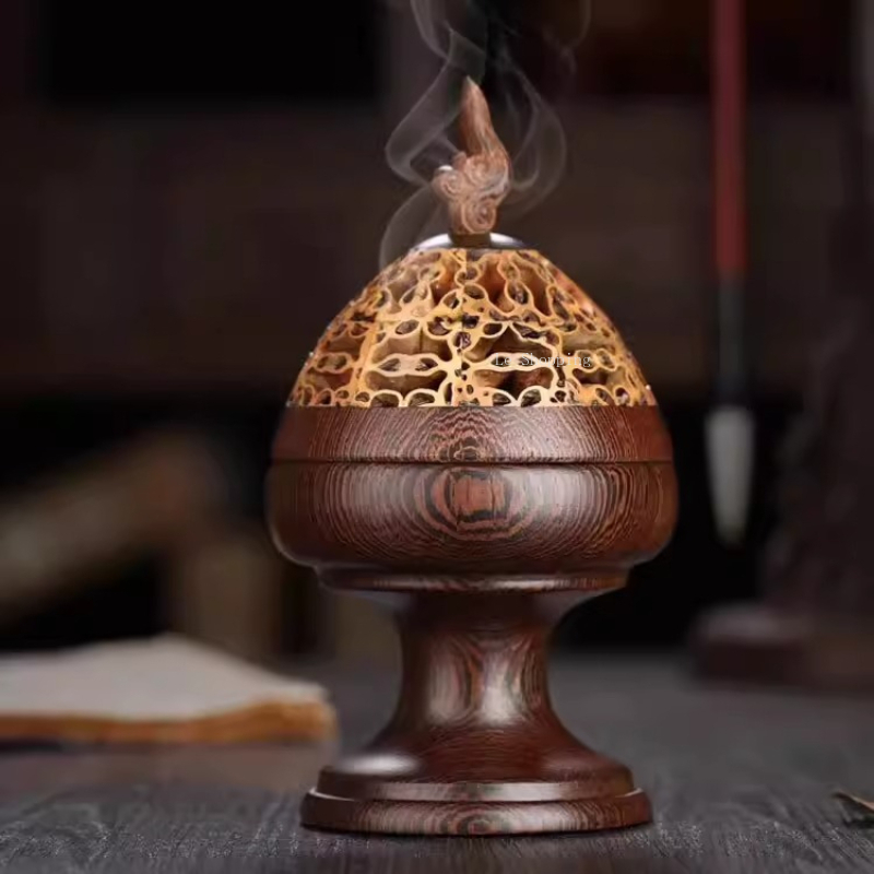 Quemador de incienso de madera - Zen Candle Supplies reseña y precio