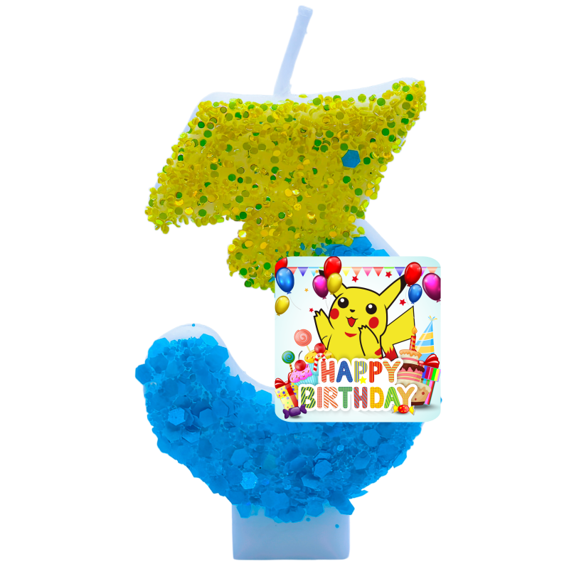 Velas de Pokémon con diseño de - Zebra Candle Supplies reseña y precio