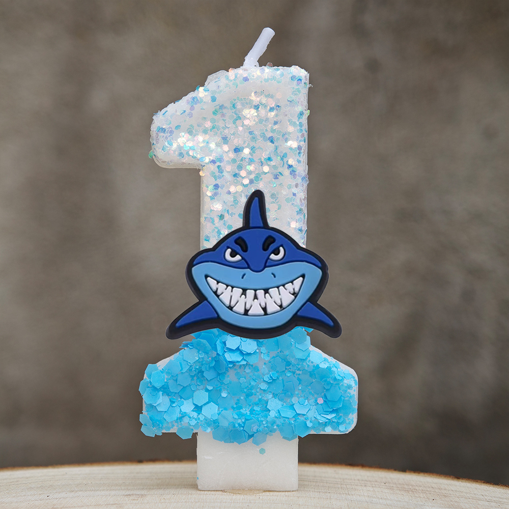 Vela de tiburón figura de Anim - Zebra Candle Supplies reseña y precio
