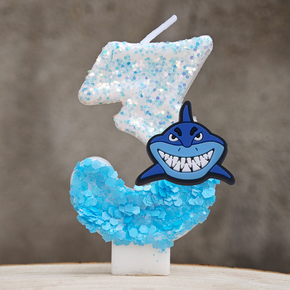 Vela de tiburón figura de Anim - Zebra Candle Supplies reseña y precio