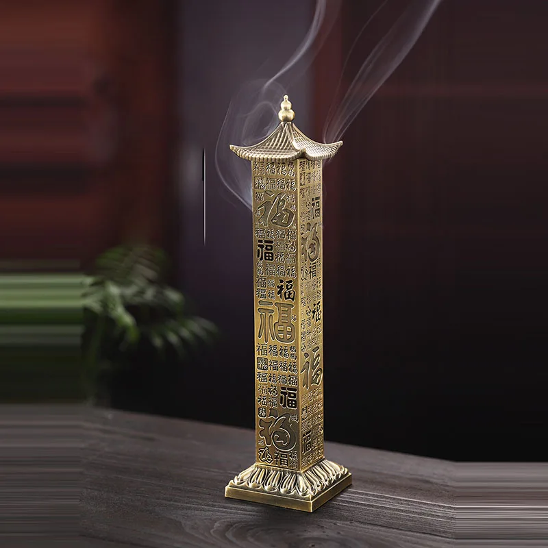 Quemador de incienso de bronce - Zen Candle Supplies reseña y precio