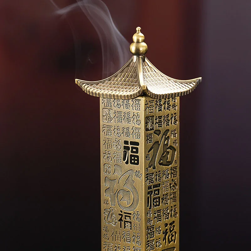Quemador de incienso de bronce - Zen Candle Supplies reseña y precio