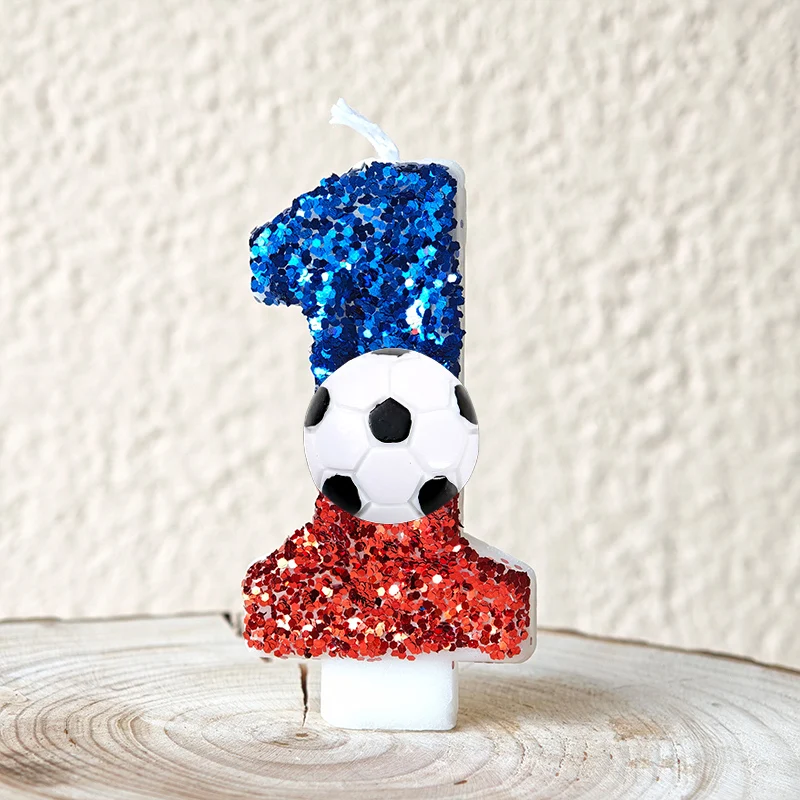 Velas de fútbol número 0-9, ve - Zebra Candle Supplies reseña y precio